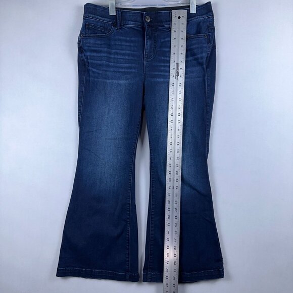 Torrid Bombshell Flare Jeans Womens Size 16XS Super Soft High Rise Blue - Picture 7 of 12